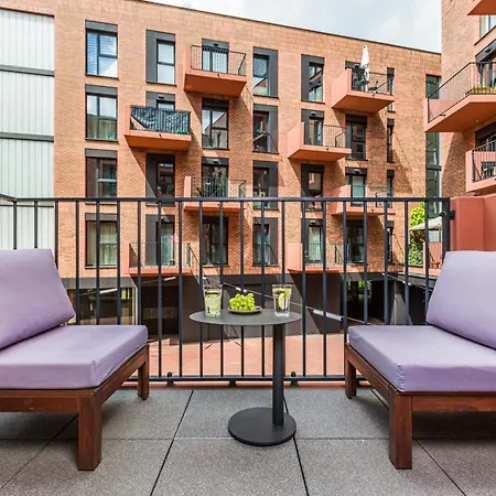 아파트 Szmulki Loft By Aparo - Metro, Koneser, Stare Miasto, Dworce, Spacer Nad Wisla, Winda, Balkon