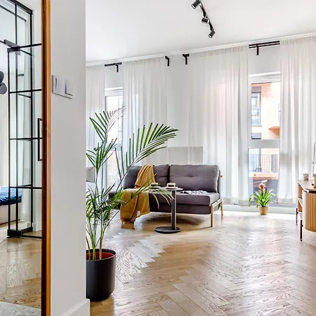아파트 Szmulki Loft By Aparo - Metro, Koneser, Stare Miasto, Dworce, Spacer Nad Wisla, Winda, Balkon *