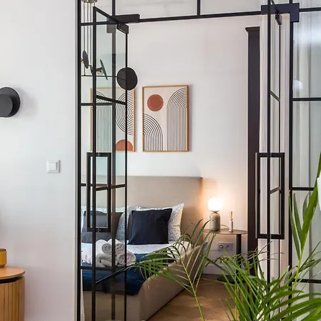 شقة Szmulki Loft By Aparo - Metro, Koneser, Stare Miasto, Dworce, Spacer Nad Wisla, Winda, Balkon *